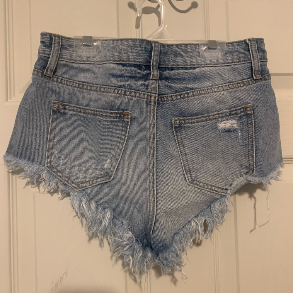 Ripped Jean Shorts - Picture 3 of 4